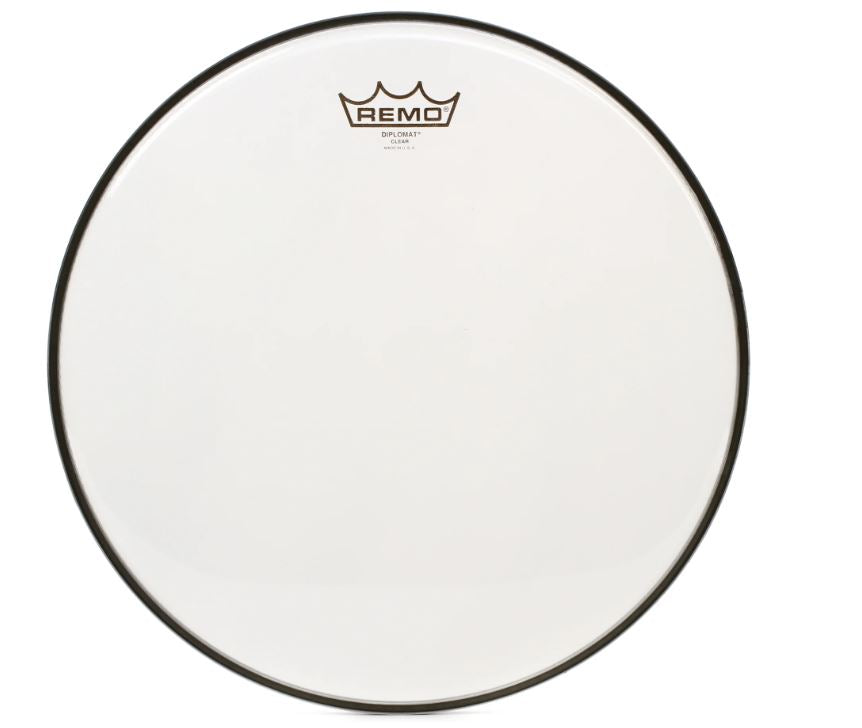 Remo BD-0314-00, Batter, Diplomat, Clear, Drum Head, 14 inch