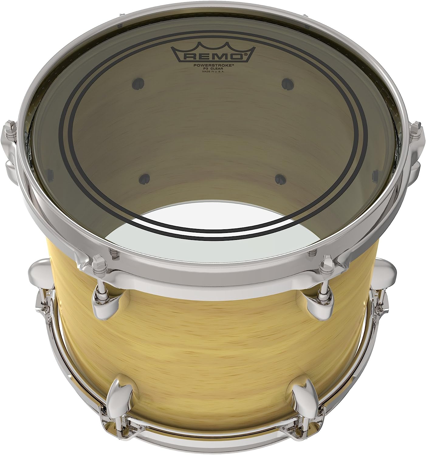 Remo P3-0312-BP, Batter, Powerstroke 3, Clear, Drum Head, 12 inch