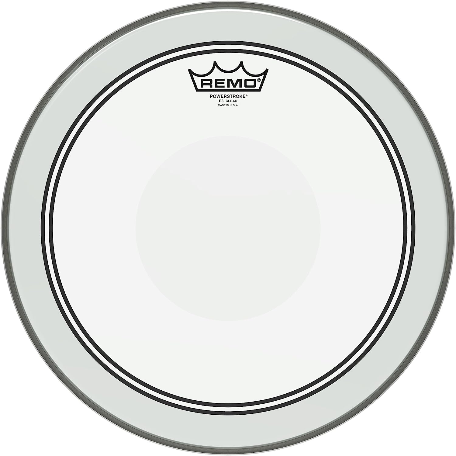 Remo P3-0314-C2, Marching Snare,  Powerstroke 3, Clear, Drum Head,  14 inch