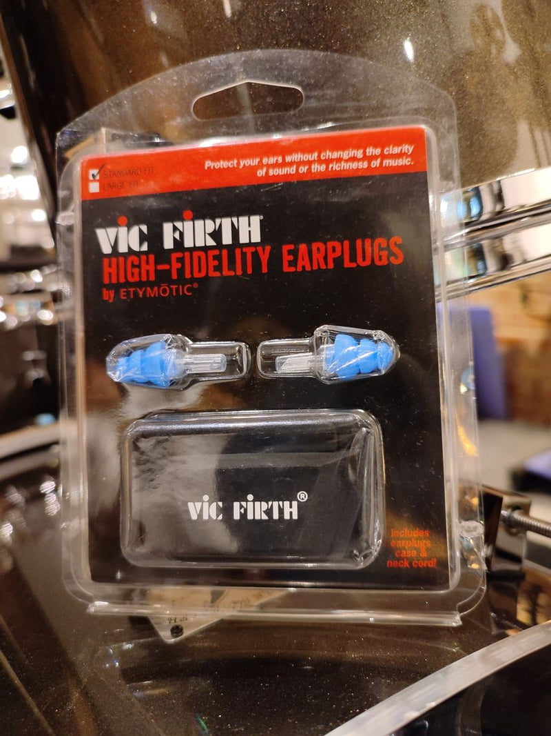 Vic Firth VICE EARPLUG  High Fidelity Hearing Protection- Regular size - Blue