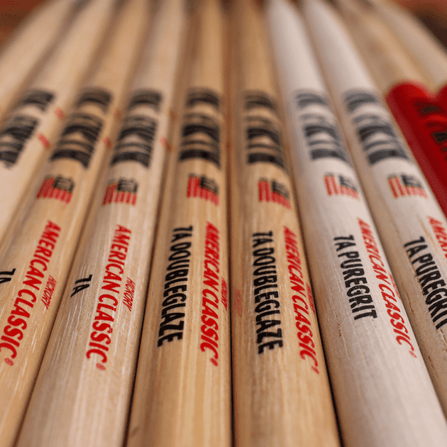 Vic Firth American Classic® 7A Drum Sticks, Hickory, Wood Tip