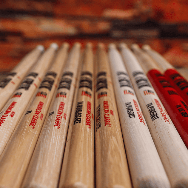 Vic Firth American Classic® 7A Drum Sticks, Hickory, Wood Tip