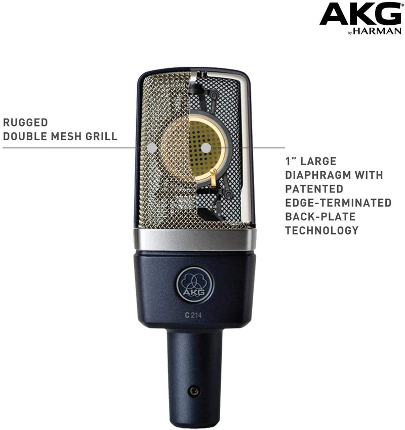 AKG C214 Large Diaphragm Condenser Microphone