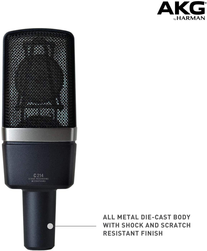 AKG C214 Large Diaphragm Condenser Microphone