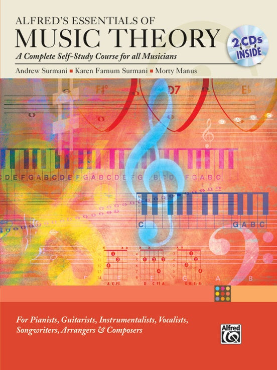Alfred's Essentials of Music Theory: A Complete Self-Study Course for All Musicians - Book & 2 CDs