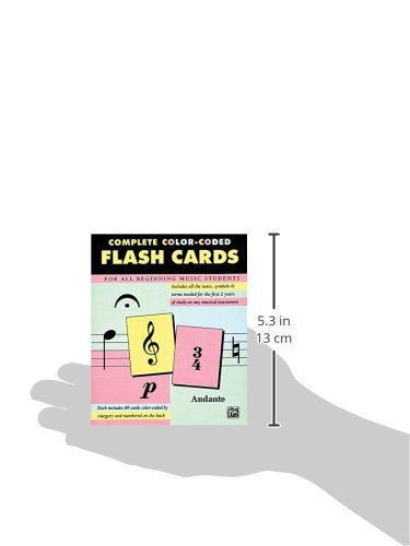 Complete Color-Coded Flash Cards - Alfred's Music - Best Seller