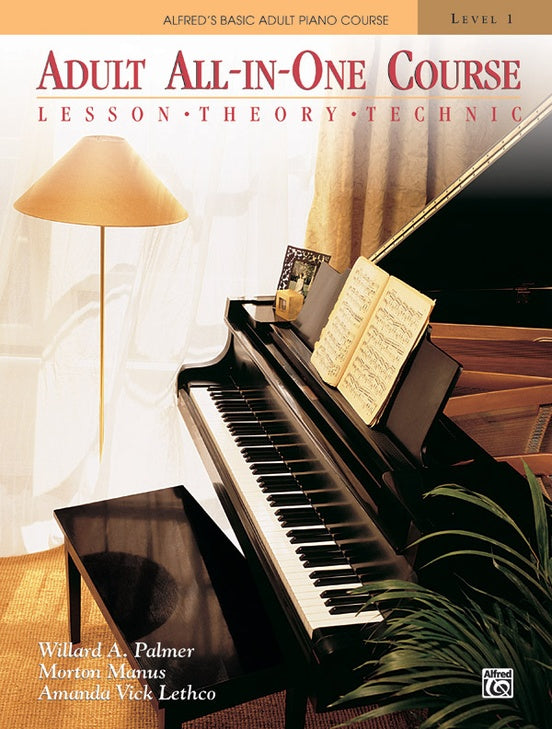Alfred's Basic Adult All-in-One Course-Learn How to Play Piano