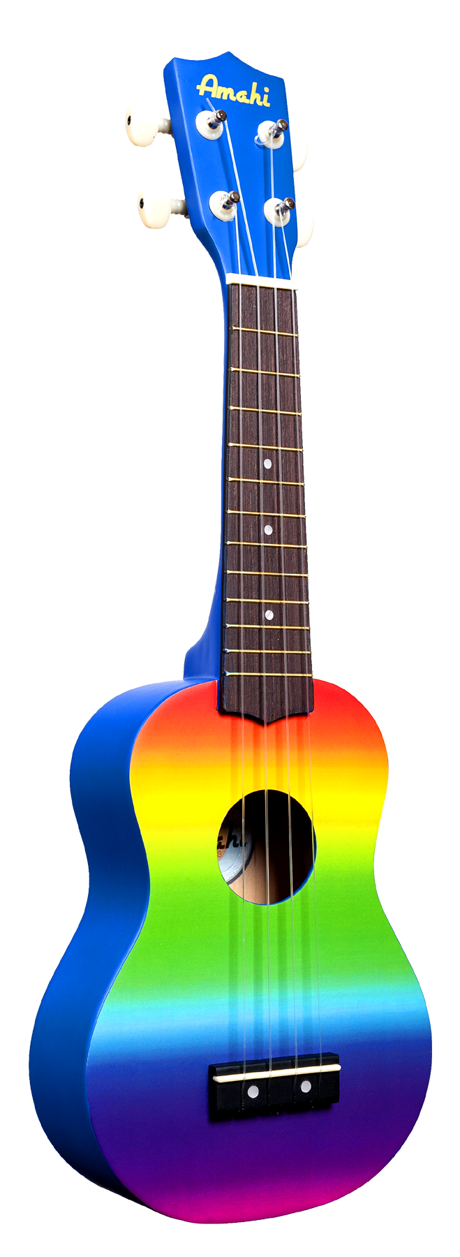 Amahi DDUK1 Rain Bow Gradient Ukulele  -  Soprano