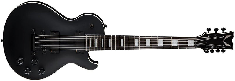 Dean TB STH7 BKS. Thoroughbred Stealth 7 Strings Electric Guitar w/EMG Pick-up, Black Satin finish. Includes Dean Hard Shell Case.
