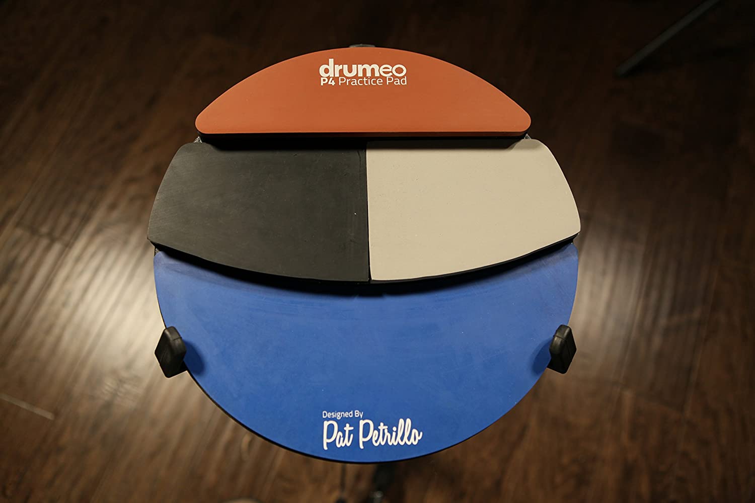 Drumeo, Drumeo P4 Practice Pad, 4 different surface to simulate drum feel