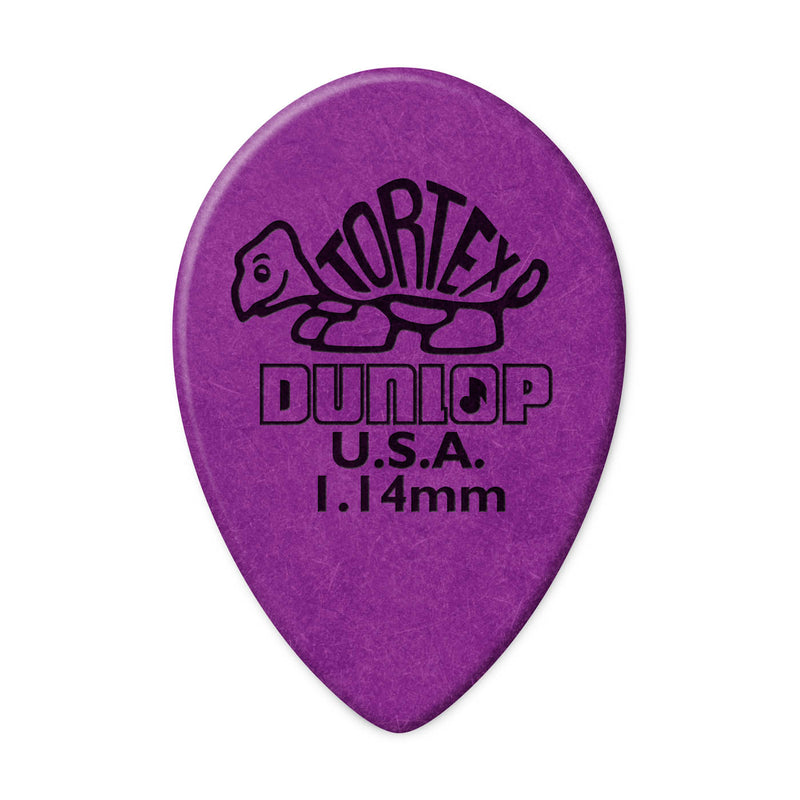 Dunlop 423 Tortex® Small Teardrop Pick,  1.14MM