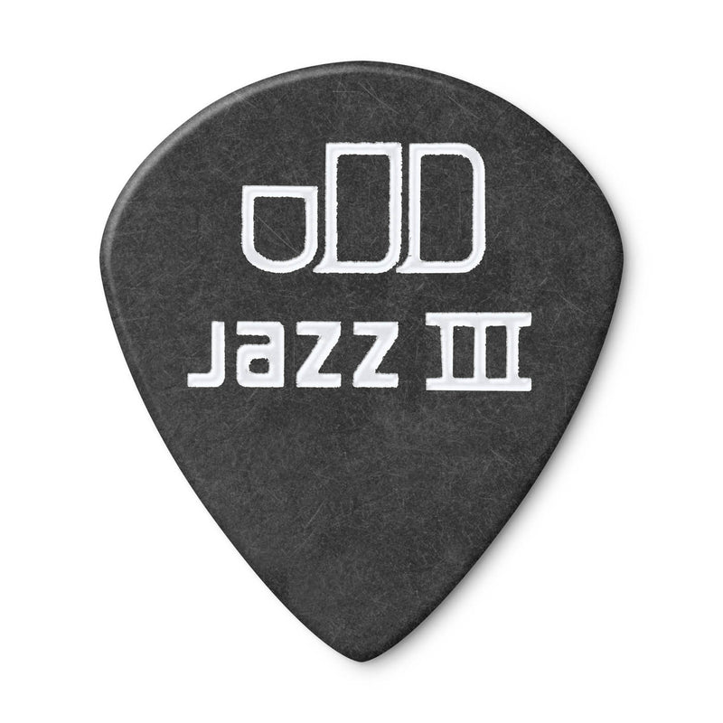 Dunlop 482 TORTEX® PITCH BLACK JAZZ III PICK, 1.0MM