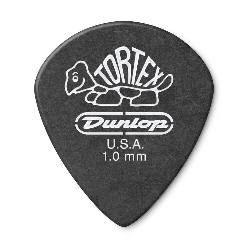 Dunlop 482 TORTEX® PITCH BLACK JAZZ III PICK, 1.0MM
