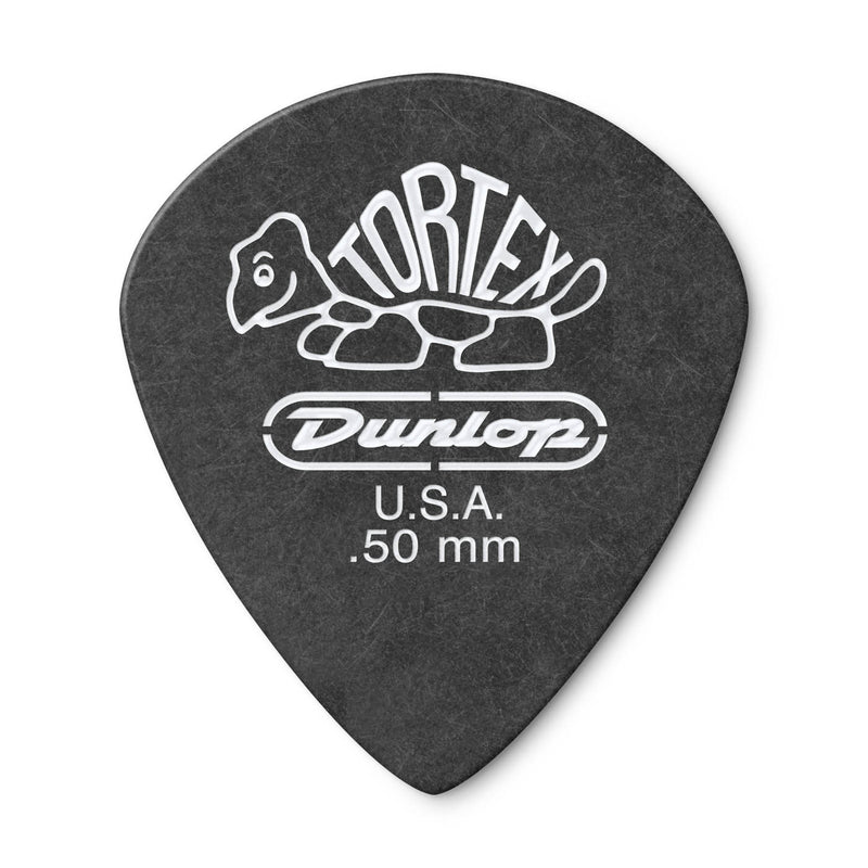 Dunlop 488 TORTEX® PITCH BLACK STANDARD PICK,  0.50MM