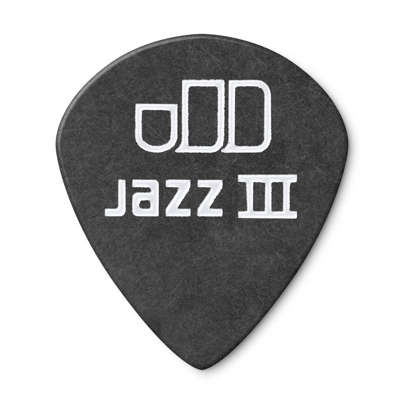 Dunlop 482 TORTEX® PITCH BLACK JAZZ III PICK,  0.73MM
