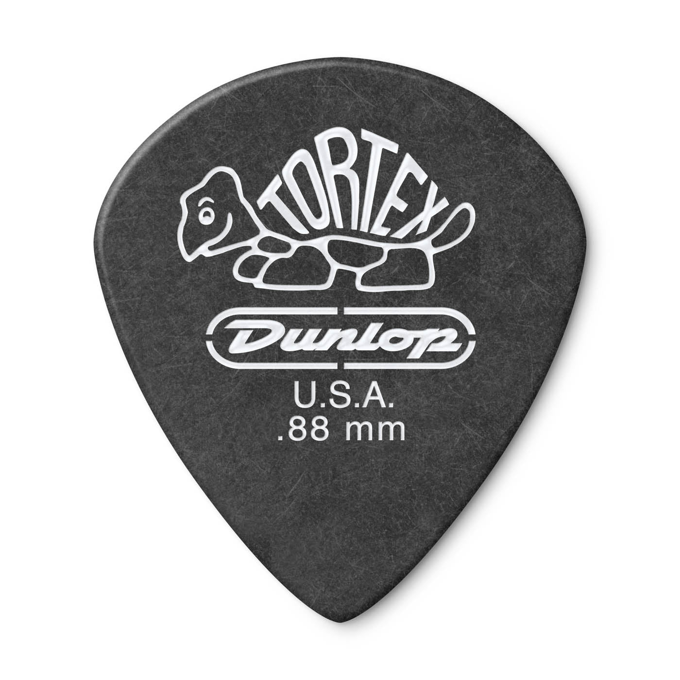 Dunlop 488 Tortex® Pitch Black Standard Pick,  0.88MM