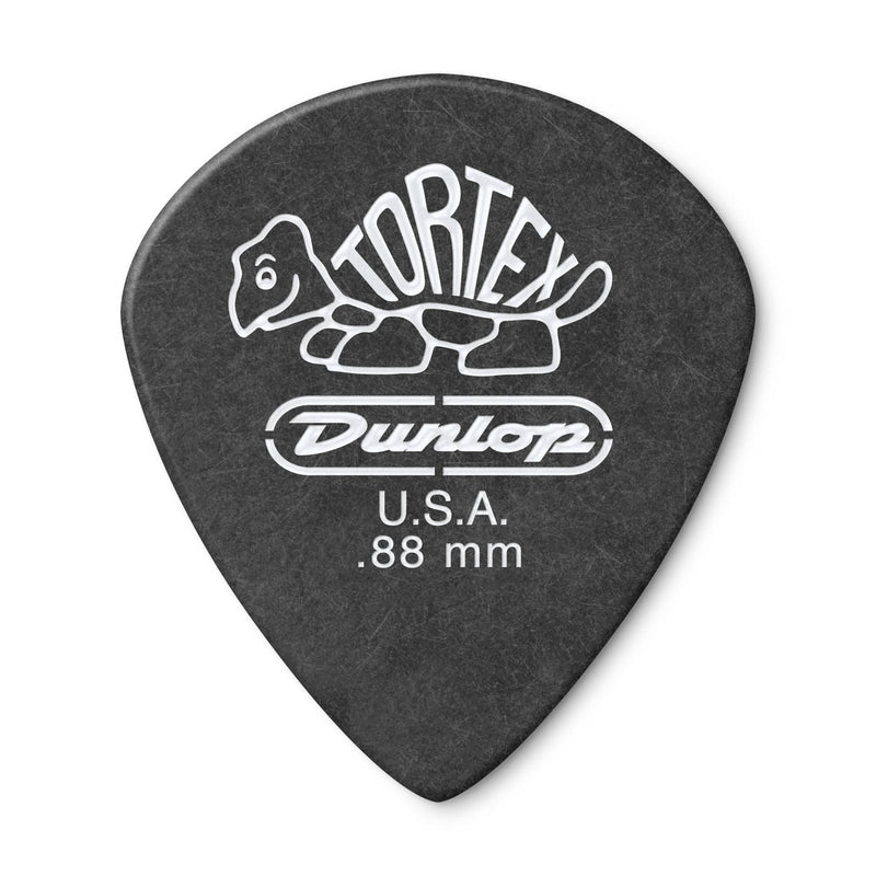Dunlop 482 Tortex® Pitch Black Jazz III Pick,  0.88MM