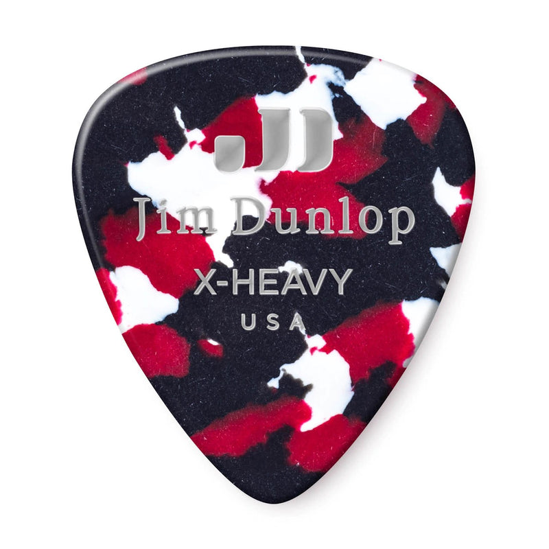 Dunlop 483-06XH Celluloid Confetti Pick, Extra-Heavy