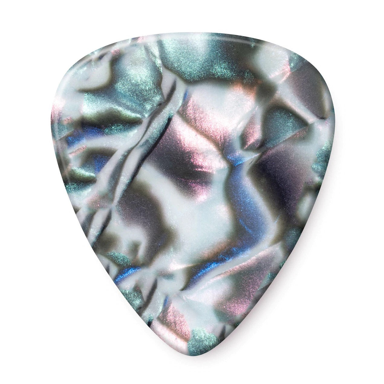 Dunlop 483-14XH Celluloid Abalone Pick, Extra Heavy