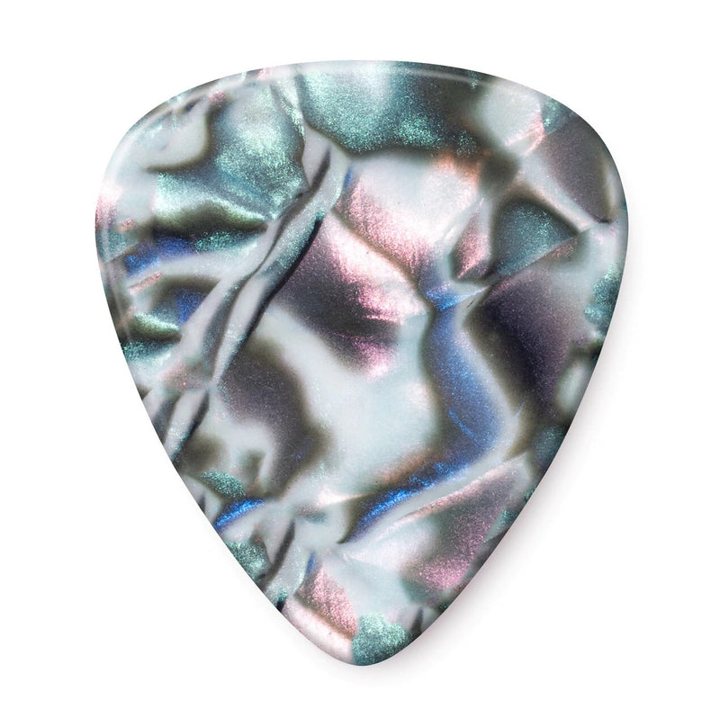 Dunlop 483-14XH Celluloid Abalone Pick, Extra Heavy