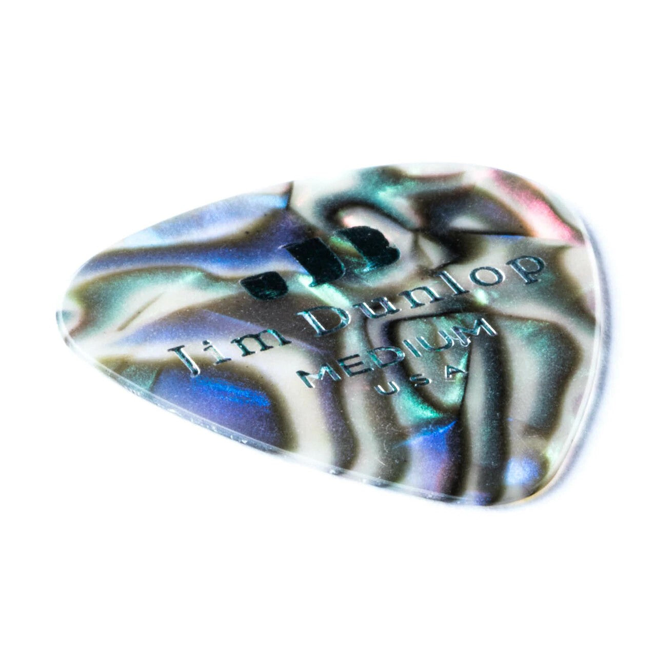 Dunlop 483-14MD Abalone, Celluloid Pick, Medium