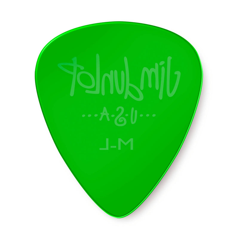 Dunlop 486-ML GELS™ GREEN, MEDIUM LIGHT PICK