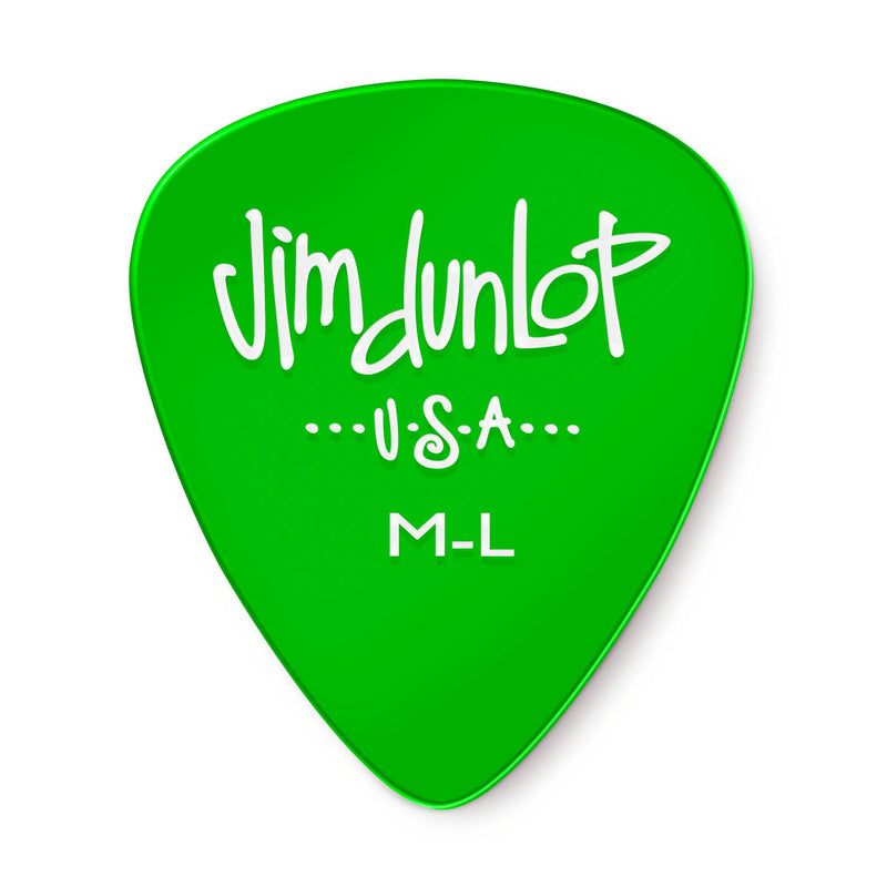 Dunlop 486-ML GELS™ GREEN, MEDIUM LIGHT PICK