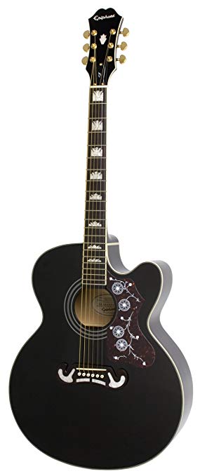 Epiphone EJ -200SCE-Super Jumbo Cutaway A/E Guitar-Natural