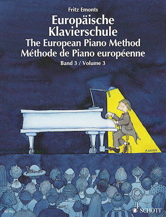 The European Piano Method - Volume 3 - w/online score- German/French/English