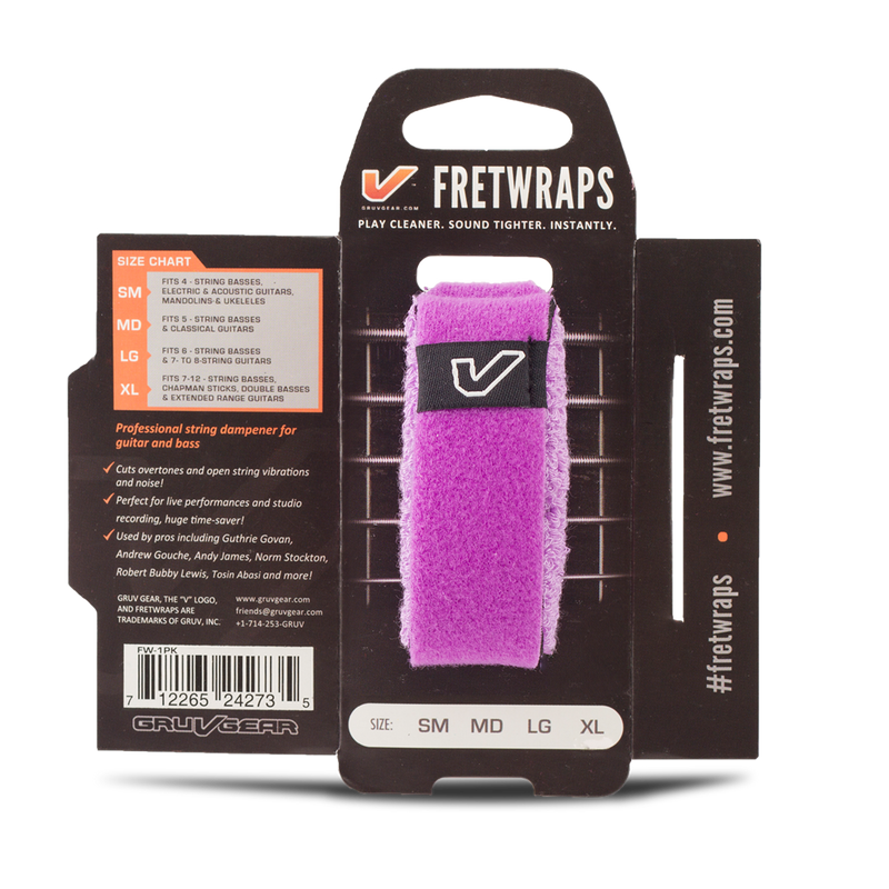 Gruvgear FretWrap String Muters  - Medium - Purple (1 PACK)