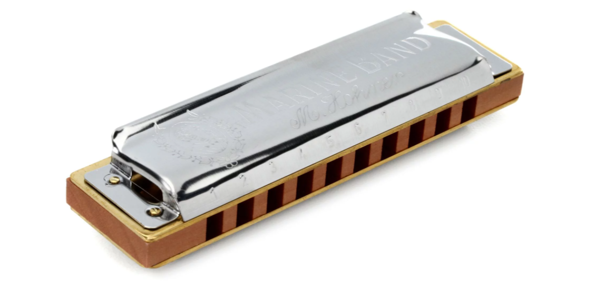 HOHNER  Diatonic Harmonica, Marine Band 1896 - Key of F#