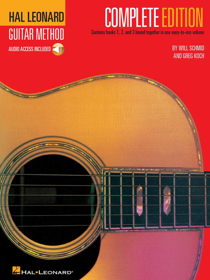 Hal Leonard Guitar Method, Complete Edition - Book 1,2 & 3 +Online Audio -Back in Stock!