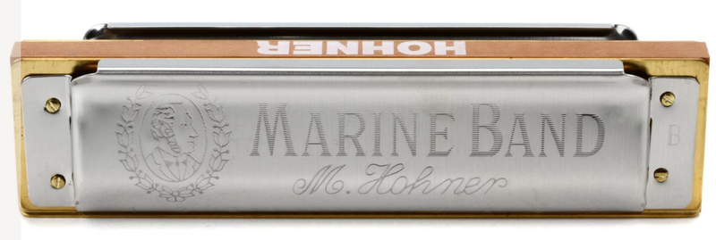 HOHNER  Diatonic Harmonica, Marine Band 1896 - Key of B