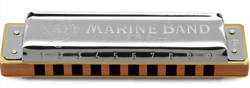 HOHNER  Diatonic Harmonica, Marine Band 1896 - Key of F
