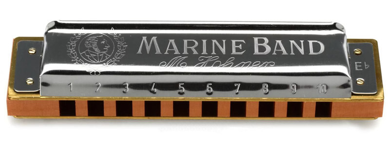 HOHNER  Diatonic Harmonica, Marine Band 1896 - Key of Eb