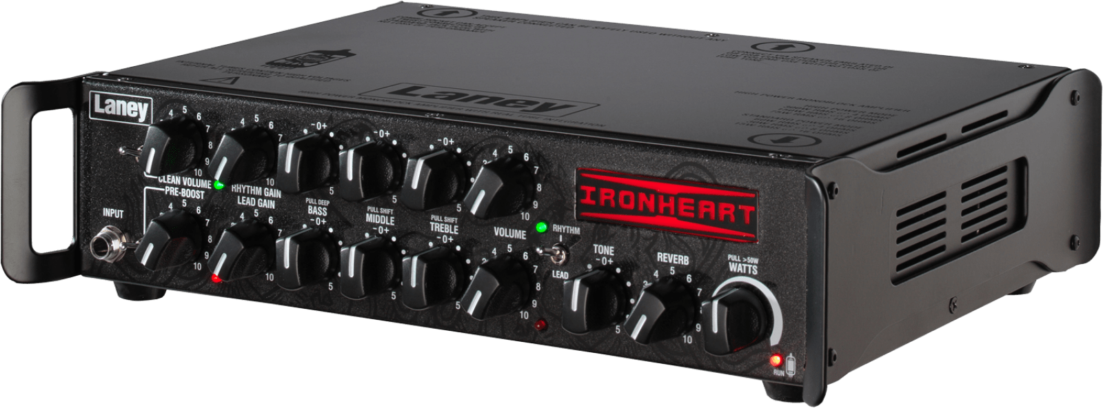 Laney UK IRTSLS IronHeart a 300W Tube Hybrid Guitar Amp, with 3 Channels and Portable.