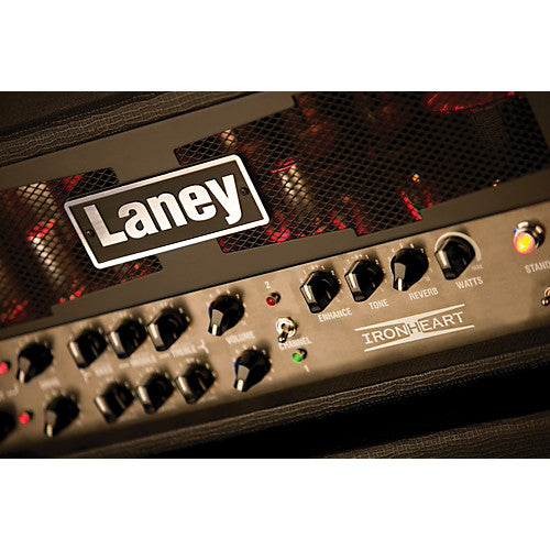 Laney UK IRT60H, IronHeart Guitar Tube AMP, 3 Channels with Pre-Amp, Footswitch and variwatt control.