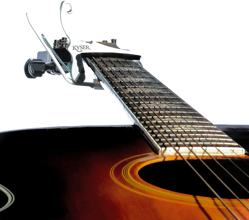 Kyser Quick Change 6 Strings Guitar Capo White