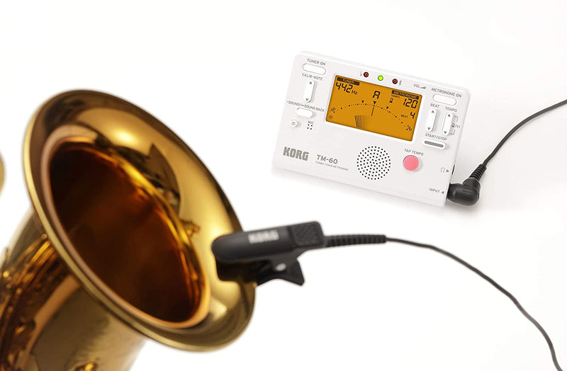 Korg TM-60BK White Combo Tuner Metronome