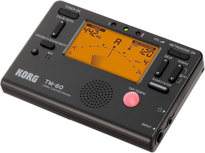 Korg TM-60BK Tuner & Metronome Combo