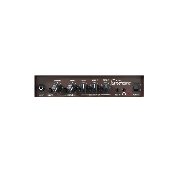 Laney UK LA15C Acoustic Amplifier, 15W Combo w/3 Band EQ, Chorus & Headphone Socket.