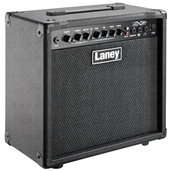 Laney UK  LX35R  35 WATT, Twin Channel AMP 3EQ Band On-board Reverb. Solid State Amp.