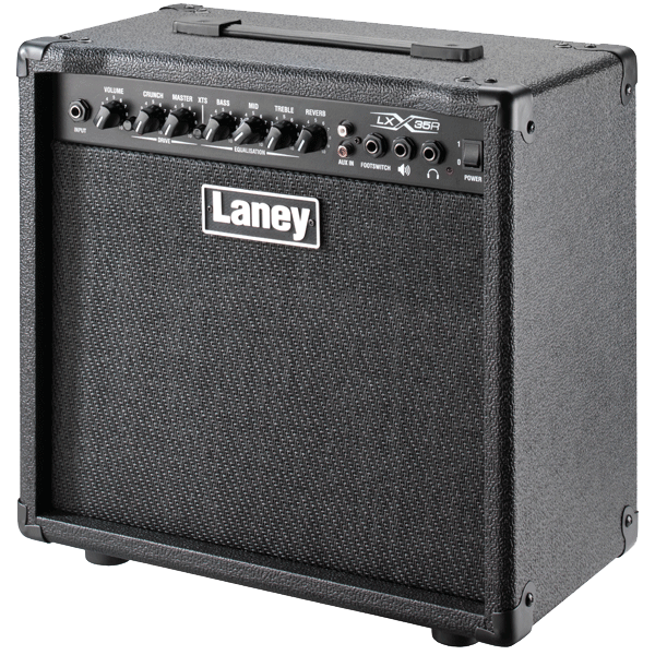 Laney UK  LX35R  35 WATT, Twin Channel AMP 3EQ Band On-board Reverb. Solid State Amp.