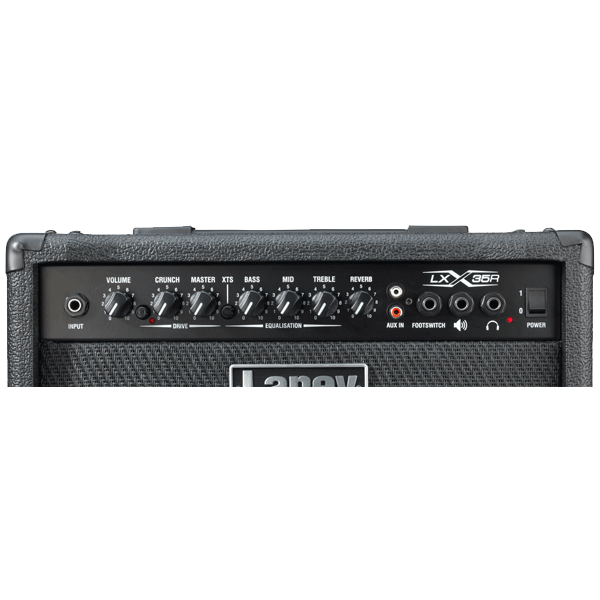 Laney UK  LX35R  35 WATT, Twin Channel AMP 3EQ Band On-board Reverb. Solid State Amp.