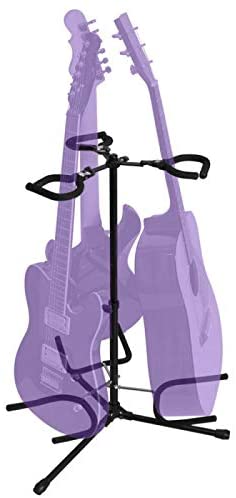 On-Stage GS7353-B Triple Flip-It Guitar Stands - Holds 3 Guitars