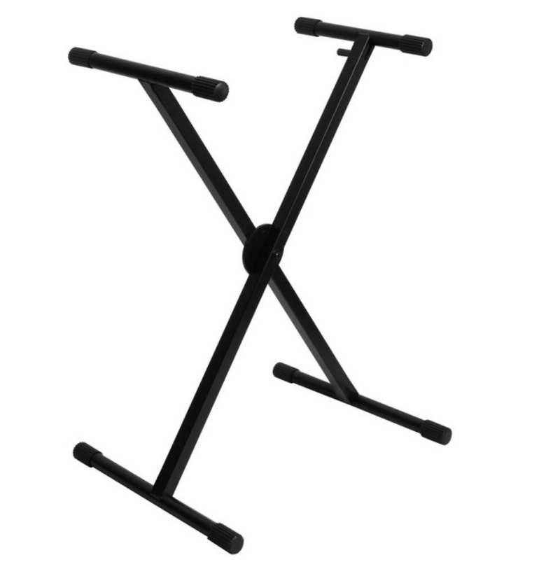 On-Stage KS7290 ERGO-LOK Single-X Keyboard Stand with Welded Construction