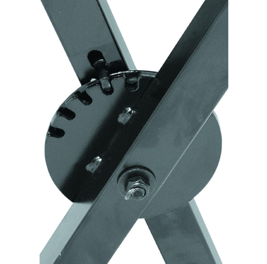 On-Stage KS7290 ERGO-LOK Single-X Keyboard Stand with Welded Construction