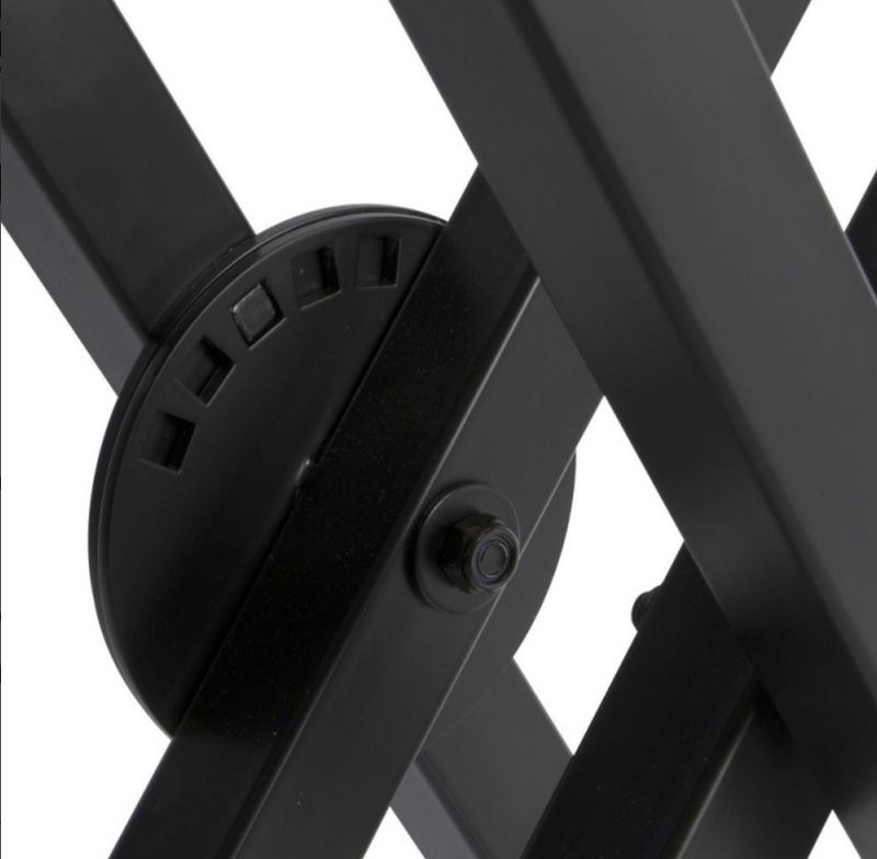 On-Stage KS7291 ERGO-LOK  Double-X Keyboard Stand with Welded Construction