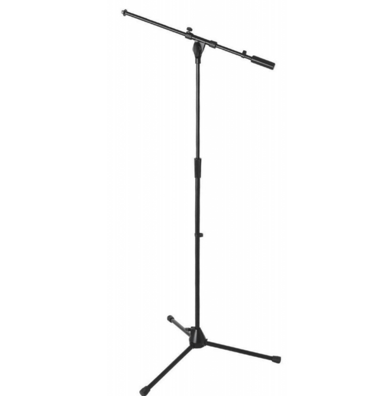 On-Stage MS9701B Heavy Duty Tripod Euro Boom Microphone Stand