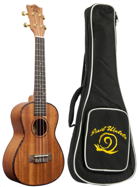 Amahi SNAILMAUKC Snail Series, Mahogany Ukulele - Concert with Gig Bag